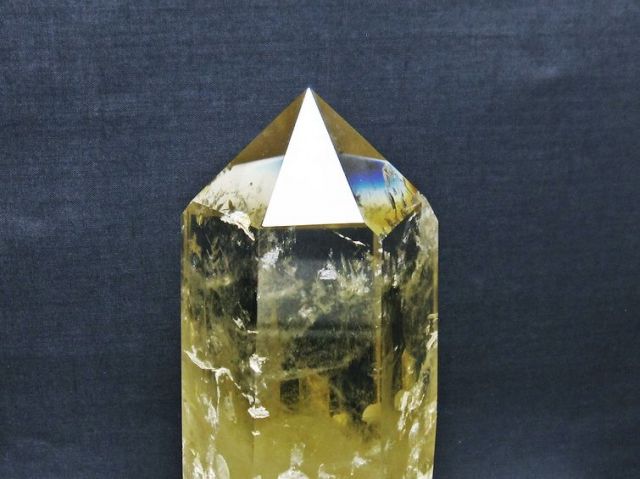 1.3Kgシトリン水晶六角柱[T719-4399]