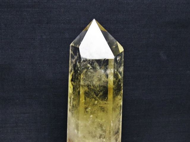 シトリン水晶六角柱[T719-4969]