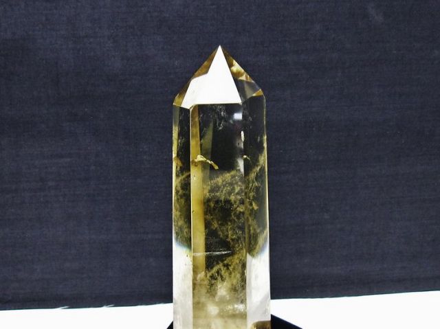 天然赤水晶六角柱 パワーストーン 天然石 シトリン水晶六角柱[T719-5003]