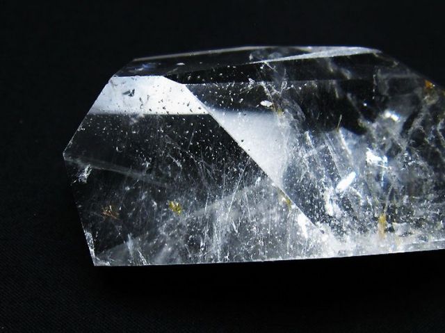 パワーストーン 天然石 ルチルクォーツ（金針ルチル水晶）原石[T72-2419]2枚目