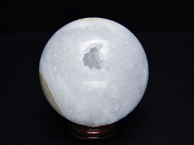 モロッコ産水晶 笑口丸玉 66mm [T722-650]