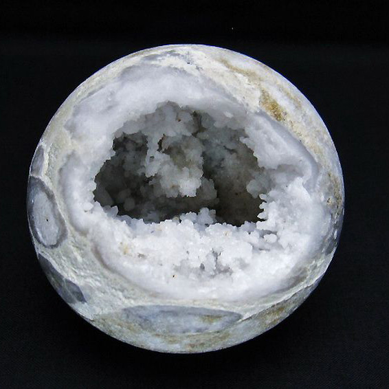 モロッコ産水晶 笑口丸玉 73mm [T722-719]