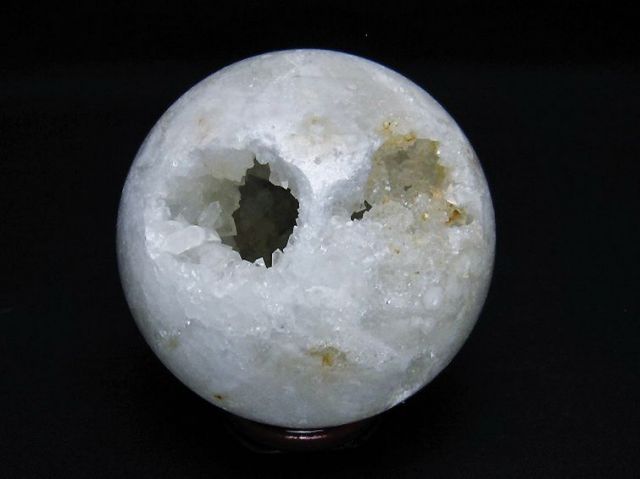 モロッコ産水晶 笑口丸玉 68mm [T722-916]