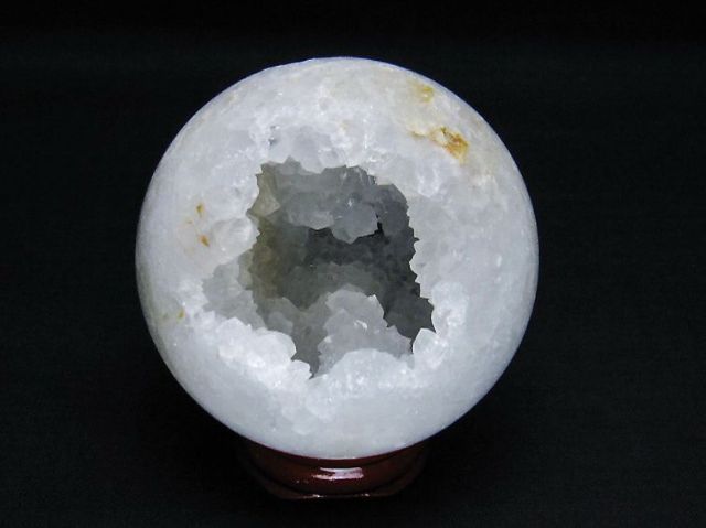モロッコ産水晶 笑口丸玉 64mm [T722-940]