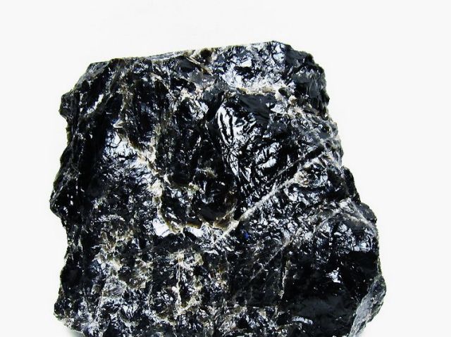 2.4Kgモリオン 純天然 黒水晶 原石 [t724-2893]