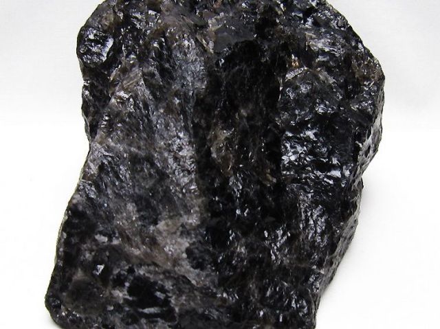 1.9Kgモリオン 純天然 黒水晶 原石 [t724-2969]