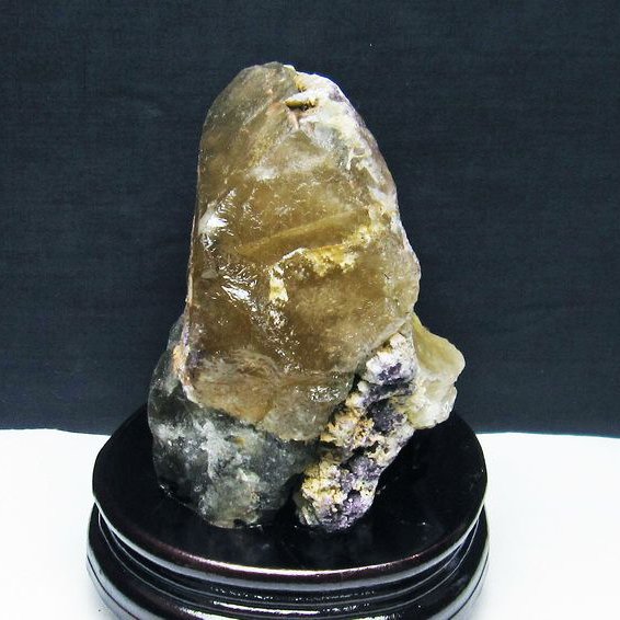 1.5Kgシトリン水晶 雲母入り 原石[T726-1256]