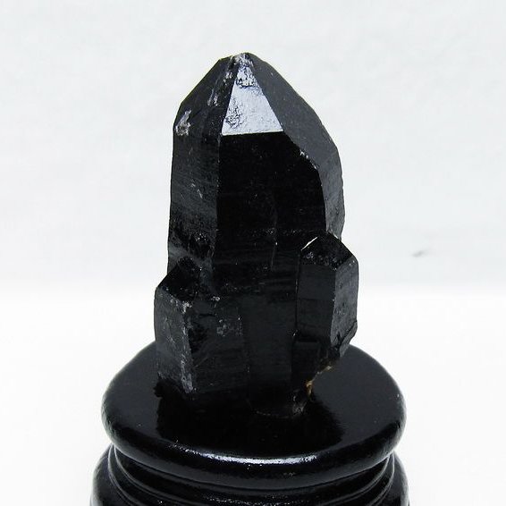 パワーストーン 天然石 山東省産 モリオン 純天然 黒水晶 原石[T728-2338]