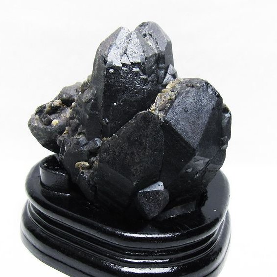 1.1Kg山東省産 モリオン 純天然 黒水晶 クラスター[T728-2380]