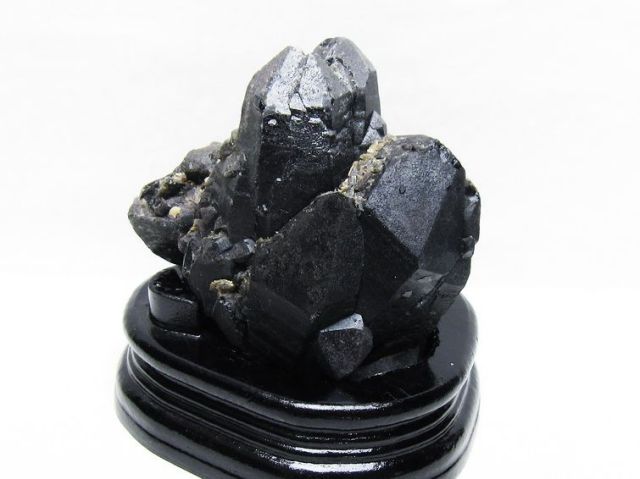 1.1Kg山東省産 モリオン 純天然 黒水晶 クラスター[T728-2380]