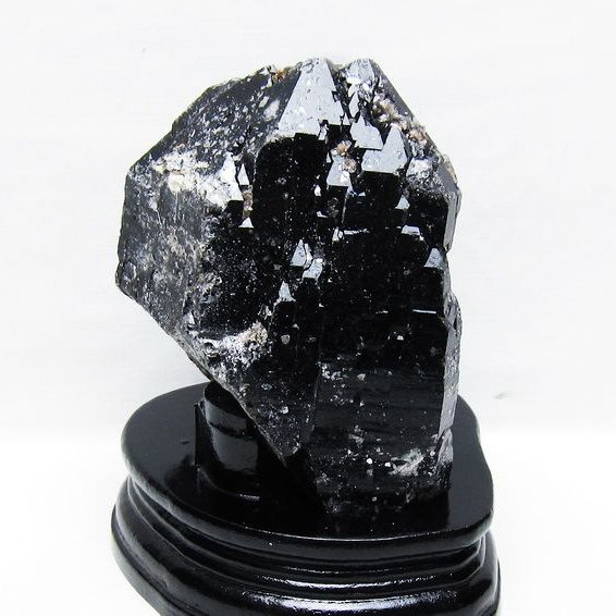 1.2Kg山東省産 モリオン 純天然 黒水晶 原石[T728-2390]