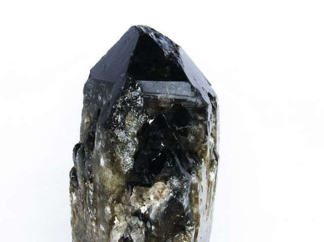 16.8Kgモリオン 純天然 黒水晶 カテドラルライブラリー水晶原石同梱不可[T735-3839]