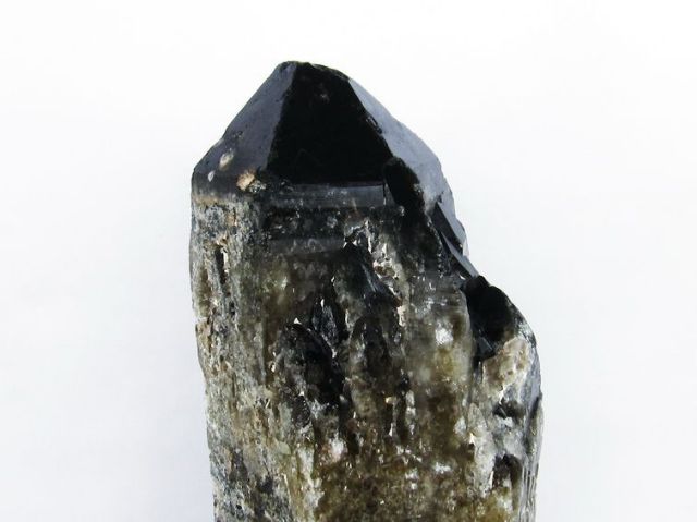 16.8Kgモリオン 純天然 黒水晶 カテドラルライブラリー水晶原石同梱不可[T735-3839]