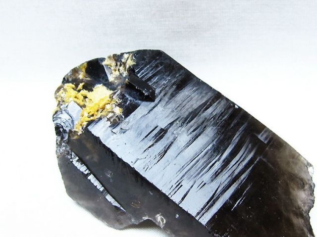 モリオン 純天然 黒水晶 原石 [t735-4316]