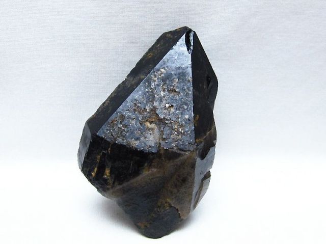 モリオン 純天然 黒水晶 原石 [t735-4363]
