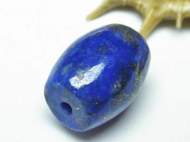 ラピスラズリ バレル型 ビーズ[T74-2852]