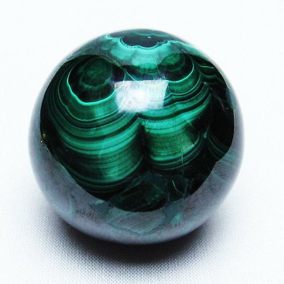 パワーストーン 天然石 マラカイト 丸玉 45mm [T740-688]