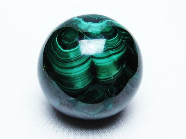パワーストーン 天然石 マラカイト 丸玉 45mm [T740-688]