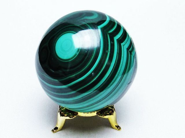 パワーストーン 天然石 マラカイト 丸玉 50mm [T740-700]