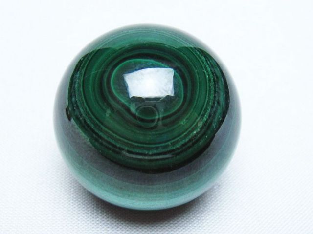 マラカイト 丸玉 34mm [t740-839]