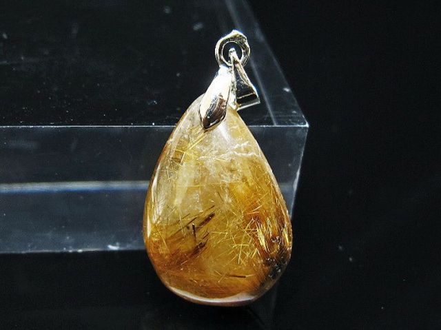 ゴールドタイチンルチルペンダント[T741-2262]