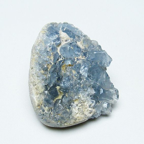 パワーストーン 天然石 セレスタイト天青石原石[T756-4941]