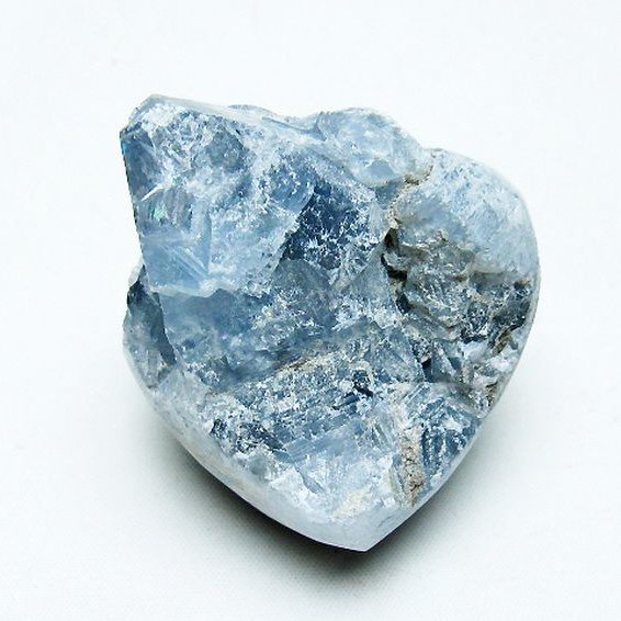 セレスタイト　ハート型 マダガスカル産 セレスタイト ハート型 クラスター/Celestite