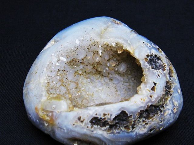 パワーストーン 天然石 ウルグアイ産 アゲート水晶ドーム[T757-1888]