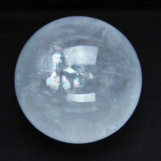 虹入りカルサイト丸玉76mm[T758-1963]