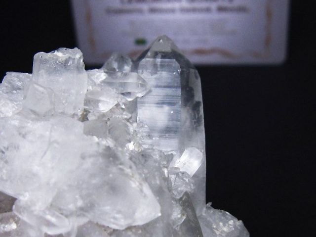 レムリアンシード 水晶 クラスター ミナスジェライス州コリント産 ※証明書付き[T759-1241]