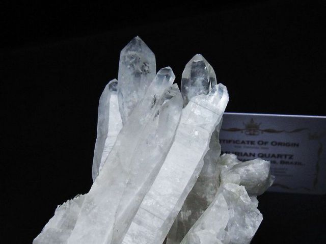 レムリアンシード 水晶 クラスター ミナスジェライス州コリント産 ※証明書付き[T759-1258]