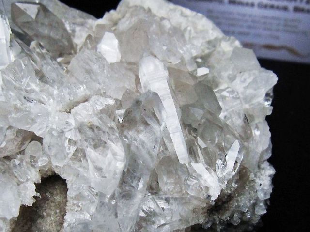 レムリアンシード 水晶 クラスター ミナスジェライス州コリント産 ※証明書付き[T759-1262]