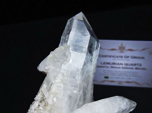 レムリアンシード 水晶 クラスター ミナスジェライス州コリント産 ※証明書付き[T759-1269]
