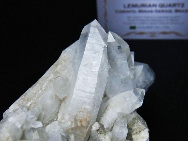レムリアンシード 水晶 クラスター ミナスジェライス州コリント産 ※証明書付き[T759-1275]