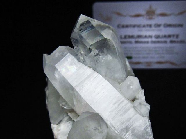 レムリアンシード 水晶 クラスター ミナスジェライス州コリント産 ※証明書付き[T759-1290]