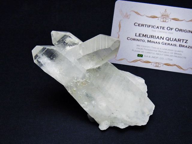 レムリアンシード 水晶 クラスター ミナスジェライス州コリント産 ※証明書付き[T759-1387]