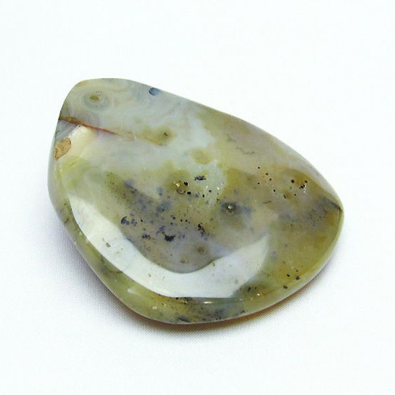 メノウデンドリッククォーツ原石[T763-3193]