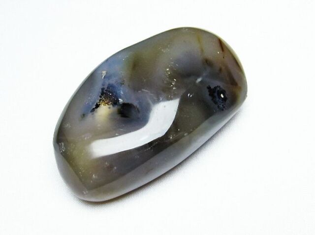 メノウデンドリッククォーツ原石[T763-3421]