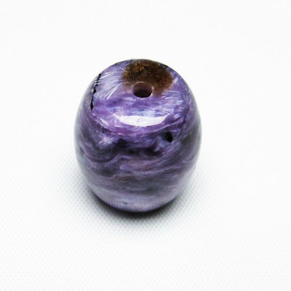 チャロアイト バレル型 ビーズ[T79-4742]