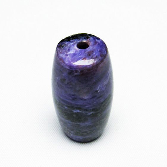 チャロアイト バレル型 ビーズ[T79-4800]