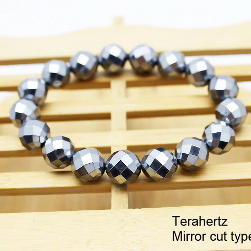 テラヘルツブレスレット 64面ミラーカット12mm 《rv》  [T793-6]