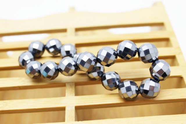 テラヘルツブレスレット 64面ミラーカット12mm 《rv》 [T793-6]