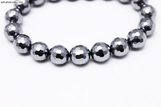 テラヘルツ鉱石 ブレスレット 128面ミラーカット 10mm [T793-7]