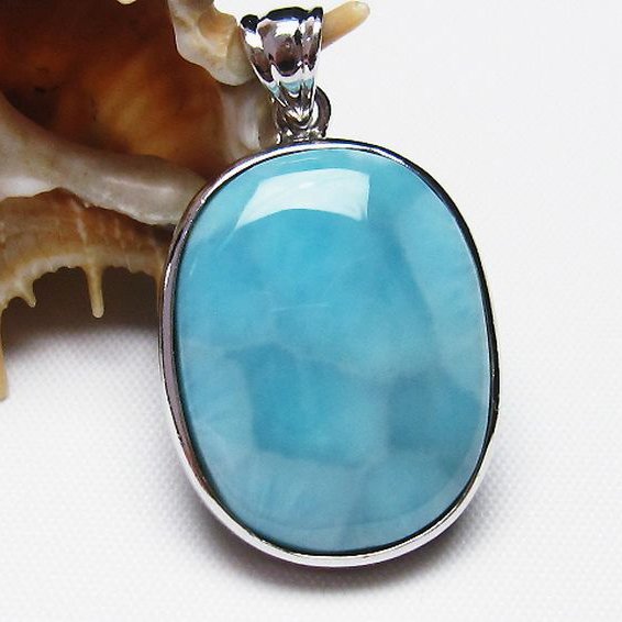 ラリマーペンダント[T8-7815]