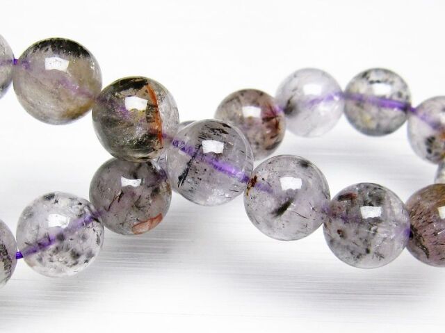 カコクセナイト インクォーツ ブレスレット11mm[T800-1236]