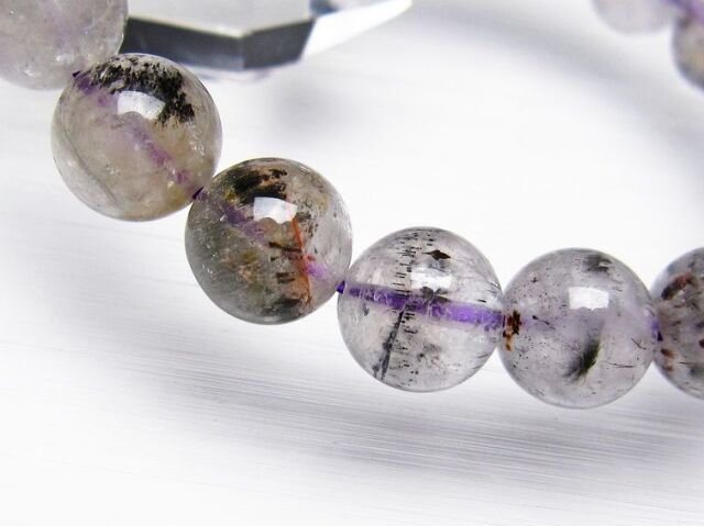 カコクセナイト インクォーツ ブレスレット11mm[T800-1236]