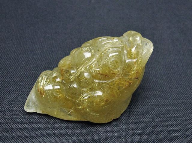 ゴールドタイチンルチル金蟾置物[T801-666]