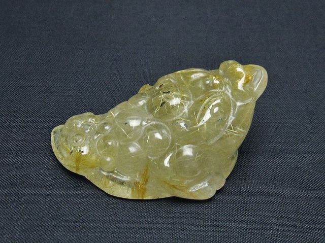 ゴールドタイチンルチル金蟾置物[T801-701]