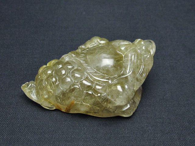 ゴールドタイチンルチル金蟾置物[T801-705]