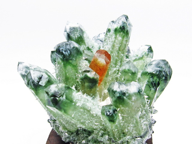 緑水晶 グリーンクォーツ クラスター[T802-4034] 